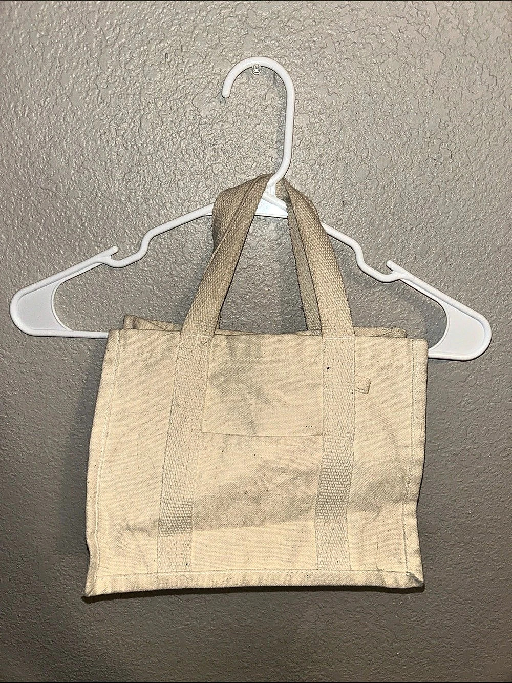 Canvas Tote Bag in Beige
